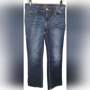 EUC White House Black Market boot cut jeans